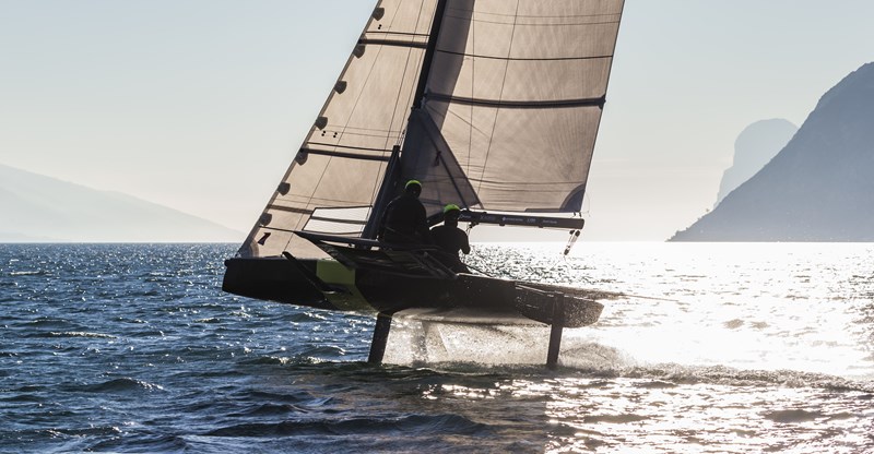 Persico 69F, one-design monohull foiler now in production 